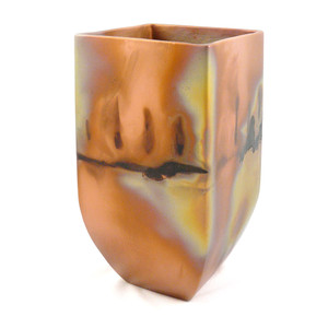 Copper Patina Mantel Vase